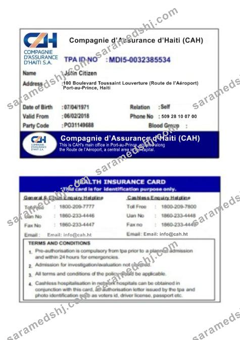 Haiti health insurance card